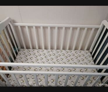 Продаётся детская кроватка манеж, цвет белый, в очень хорошем at lalafo.kg Продаётся детская кроватка манеж, цвет белый, в очень хорошем