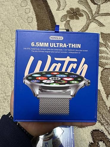 Смарт-часы REMAX Watch 21 — стильные ультра-тонкие (6.5 мм) часы в at lalafo.kg Смарт-часы REMAX Watch 21 — стильные ультра-тонкие (6.5 мм) часы в