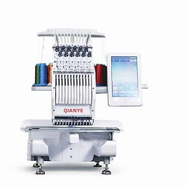Мини компьютерная вышивальная машина QIANYE 1201 — 12-игольная at lalafo.kg Мини компьютерная вышивальная машина QIANYE 1201 — 12-игольная