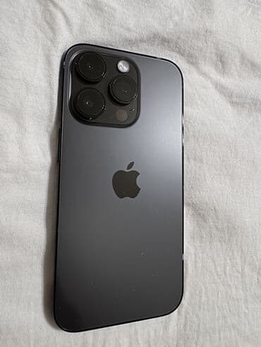 IPhone 14 Pro, Б/у, 256 ГБ, Black Titanium, 92 % at lalafo.kg IPhone 14 Pro, Б/у, 256 ГБ, Black Titanium, 92 %