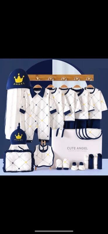 Комплект, цвет - Синий at lalafo.kg Комплект, цвет - Синий