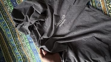 Толстовка с капюшоном UNEELOUD Fashion - Цвет: графитовый at lalafo.kg Толстовка с капюшоном UNEELOUD Fashion - Цвет: графитовый