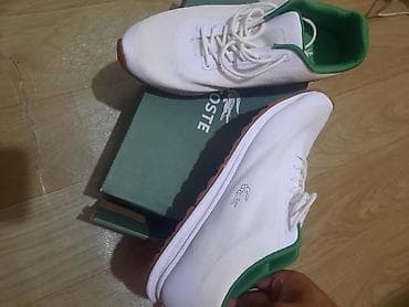 Мужские кроссовки, 43, Lacoste, Новый, цвет - Белый at lalafo.kg Мужские кроссовки, 43, Lacoste, Новый, цвет - Белый
