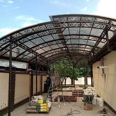 навес деревянный: Навес, Арочный, Металл, Поликарбонат, Установка at lalafo.kg — 4 навес деревянный: Навес, Арочный, Металл, Поликарбонат, Установка — 4