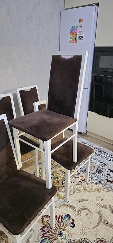 Стул для кухни, Железо, цвет - Коричневый at lalafo.kg Стул для кухни, Железо, цвет - Коричневый