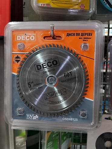 Пильный диск по дереву DECO OSD60125 - Назначение: распил древесины at lalafo.kg Пильный диск по дереву DECO OSD60125 - Назначение: распил древесины
