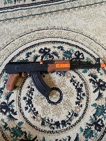 Игрушечный автомат в стиле АК (пластик) Материал: пластик Цвет at lalafo.kg Игрушечный автомат в стиле АК (пластик) Материал: пластик Цвет