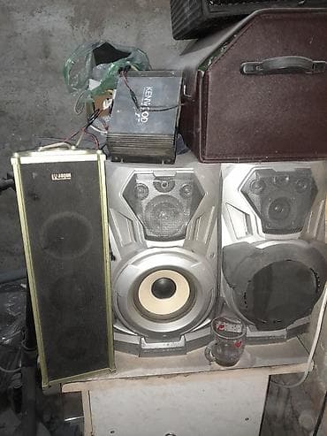 Акустическая система + усилитель Состав: - Пара напольных at lalafo.kg Акустическая система + усилитель Состав: - Пара напольных