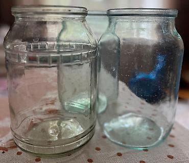 Стеклянные банки для консервации на 1 литр и 3 литра. цена за 1 at lalafo.kg Стеклянные банки для консервации на 1 литр и 3 литра. цена за 1