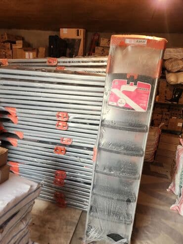 Алюминиевая стремянка Kanat PROMAX (150кг)турецкие - Материал: легкий at lalafo.kg Алюминиевая стремянка Kanat PROMAX (150кг)турецкие - Материал: легкий