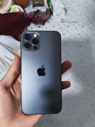IPhone 12 Pro, Б/у, 256 ГБ, Графит, Чехол, 76 % at lalafo.kg IPhone 12 Pro, Б/у, 256 ГБ, Графит, Чехол, 76 %