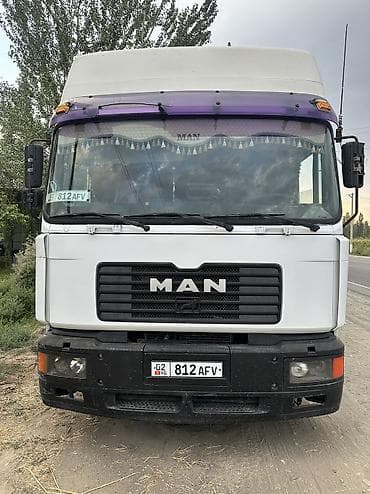 Грузовой автомобиль MAN с фургонным кузовом Характеристики: - at lalafo.kg Грузовой автомобиль MAN с фургонным кузовом Характеристики: -