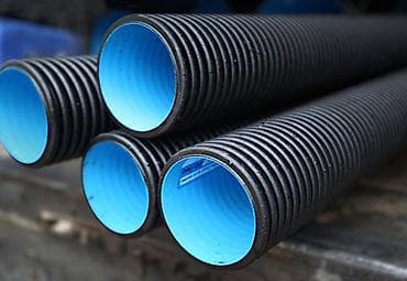 Раковина үчүн гофралар: Двухслойные гофрированные трубы ПНД (HDPE) с гладкой синей внутренней lalafo.kg да — 1 Раковина үчүн гофралар: Двухслойные гофрированные трубы ПНД (HDPE) с гладкой синей внутренней — 1