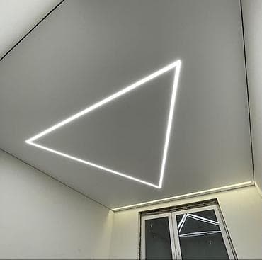 Натяжной потолок Матовое Монтаж at lalafo.kg Натяжной потолок Матовое Монтаж