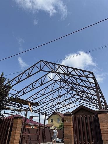 навес деревянный: Навес, Арочный, Металл, Поликарбонат, Установка at lalafo.kg — 2 навес деревянный: Навес, Арочный, Металл, Поликарбонат, Установка — 2