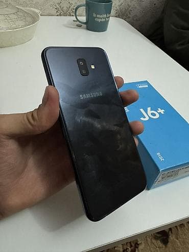 Samsung Galaxy J6 Plus, 32 ГБ, цвет - Черный, 2 SIM at lalafo.kg Samsung Galaxy J6 Plus, 32 ГБ, цвет - Черный, 2 SIM