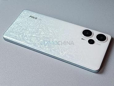 Смартфон POCO 5G (белый, с узорчатой задней панелью). Ключевые at lalafo.kg Смартфон POCO 5G (белый, с узорчатой задней панелью). Ключевые