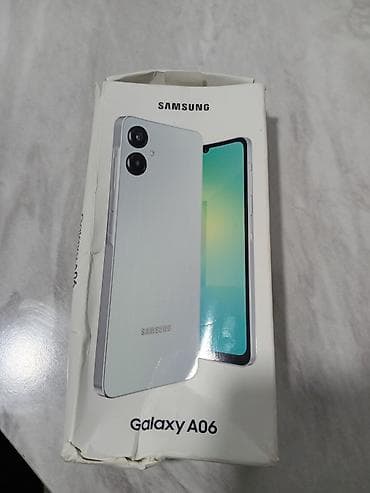 Samsung Galaxy A06, 128 ГБ, цвет - Белый, 2 SIM at lalafo.kg Samsung Galaxy A06, 128 ГБ, цвет - Белый, 2 SIM