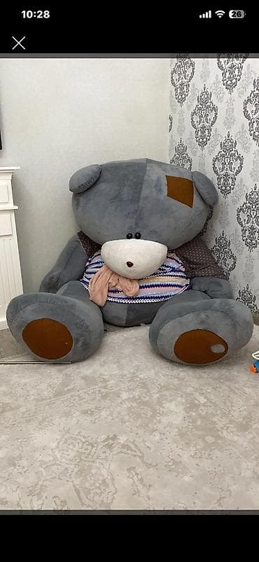 Продаю огромную Мишку б/у
Состояние👍 at lalafo.kg Продаю огромную Мишку б/у
Состояние👍