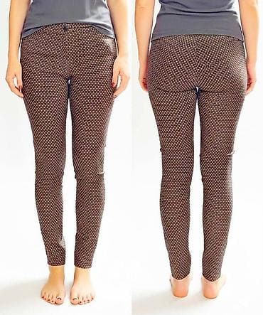 Брюки с смелым графическим принтом и современным облегающим силуэтом at lalafo.kg Брюки с смелым графическим принтом и современным облегающим силуэтом