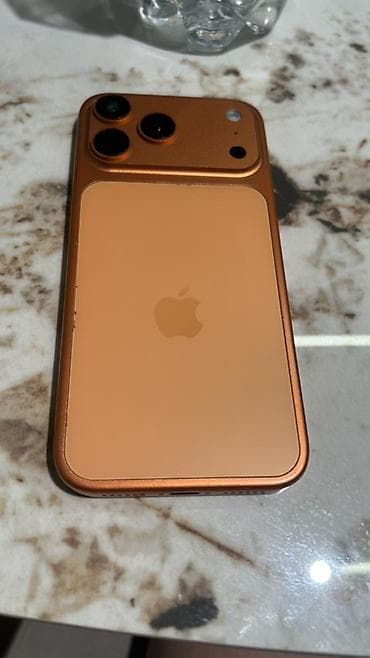 IPhone 17 Pro Max, Б/у, 1 ТБ, Оранжевый, Защитное стекло, 100 % at lalafo.kg IPhone 17 Pro Max, Б/у, 1 ТБ, Оранжевый, Защитное стекло, 100 %