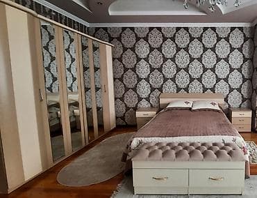 Спальный гарнитур, Б/у, Двуспальная кровать, Самовывоз, цвет - Бежевый at lalafo.kg Спальный гарнитур, Б/у, Двуспальная кровать, Самовывоз, цвет - Бежевый