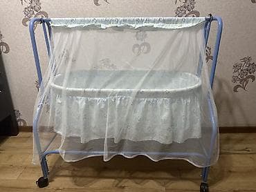 Люлька, Бешик, Металл, түсү - Көгүлтүр lalafo.kg да — 1 Люлька, Бешик, Металл, түсү - Көгүлтүр — 1