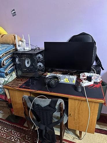 Игровой ПК с периферией Состав: - Системный блок в стеклянном корпусе at lalafo.kg Игровой ПК с периферией Состав: - Системный блок в стеклянном корпусе