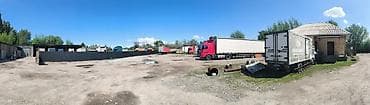 Открытая производственно-складская площадка с навесами и боксами - at lalafo.kg Открытая производственно-складская площадка с навесами и боксами -