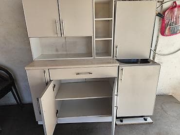 Офис эмереги: Ашкана гарнитуру, Колдонулган, түсү - Саргыч боз, МДФ, Өзү алып кетүү lalafo.kg да — 4 Офис эмереги: Ашкана гарнитуру, Колдонулган, түсү - Саргыч боз, МДФ, Өзү алып кетүү — 4