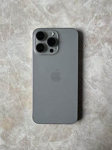 IPhone 15 Pro Max, 512 ГБ, Natural Titanium, 87 % at lalafo.kg IPhone 15 Pro Max, 512 ГБ, Natural Titanium, 87 %