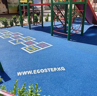 Покрытие для детских и спортивных площадок из резиновой крошки at lalafo.kg Покрытие для детских и спортивных площадок из резиновой крошки