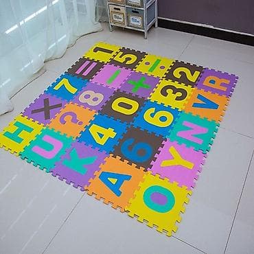 Фальшпол: 1. Развивающий напольный коврик-пазл для детей. 300 сом Б/У at lalafo.kg — 1 Фальшпол: 1. Развивающий напольный коврик-пазл для детей. 300 сом Б/У — 1