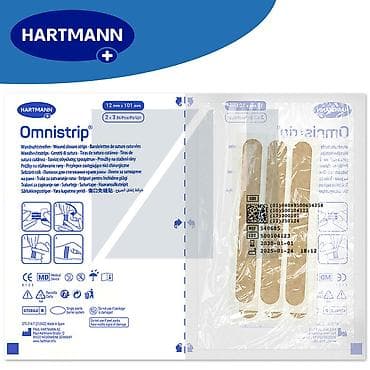Hartmann Omnistrip — кожные шовные полоски для закрытия ран. Ключевые at lalafo.kg — 3 Hartmann Omnistrip — кожные шовные полоски для закрытия ран. Ключевые — 3