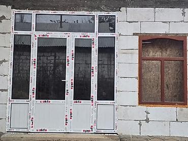 Пластиковое окно на заказ, Тип окна: Стандартные, Декоративные особенности: Декоративный переплет, Платная установка, В рассрочку at lalafo.kg Пластиковое окно на заказ, Тип окна: Стандартные, Декоративные особенности: Декоративный переплет, Платная установка, В рассрочку