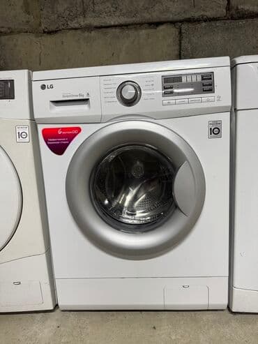 Стиральная машина LG, Автомат, До 6 кг, Полноразмерная at lalafo.kg Стиральная машина LG, Автомат, До 6 кг, Полноразмерная