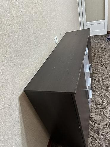 Комод для одежды, Без зеркала, ЛДСП, цвет - Коричневый at lalafo.kg — 3 Комод для одежды, Без зеркала, ЛДСП, цвет - Коричневый — 3