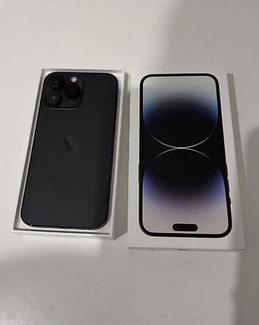 IPhone 14 Pro Max, Б/у, Jet Black, Коробка at lalafo.kg IPhone 14 Pro Max, Б/у, Jet Black, Коробка