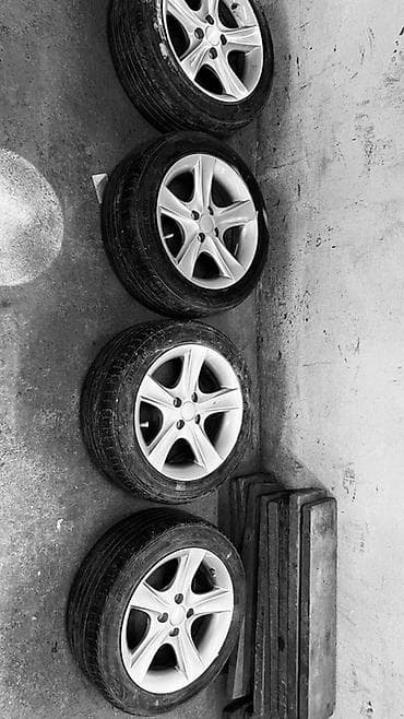 Колеса в сборе R 15, Лето, Комплект, Легковые, Литые, отверстий - 4 at lalafo.kg Колеса в сборе R 15, Лето, Комплект, Легковые, Литые, отверстий - 4