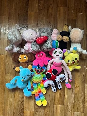 13 мягких игрушек за 600 сом at lalafo.kg 13 мягких игрушек за 600 сом