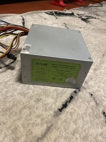 Блок питания, Б/у, Delux, 250 Вт, 80 Plus, 250 Вт at lalafo.kg Блок питания, Б/у, Delux, 250 Вт, 80 Plus, 250 Вт