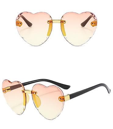 Очки солнцезащитные Дизайн: Безоправная модель с линзами в форме at lalafo.kg Очки солнцезащитные Дизайн: Безоправная модель с линзами в форме