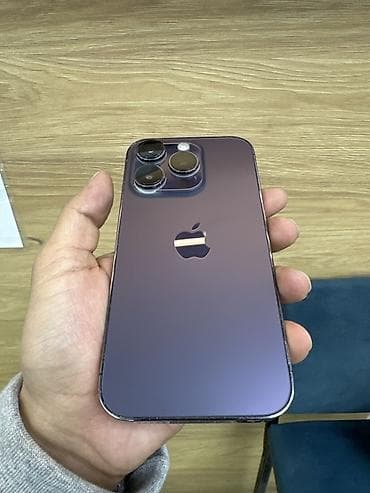 IPhone 14 Pro, 256 ГБ, Deep Purple, Кабель at lalafo.kg IPhone 14 Pro, 256 ГБ, Deep Purple, Кабель