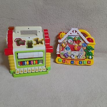 Набор развивающих музыкальных игрушек для малышей В комплекте: - lalafo.kg да — 3 Набор развивающих музыкальных игрушек для малышей В комплекте: - — 3