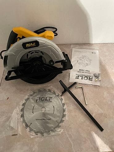 Циркулярная пила ROLF TOP-185B обладает следующими характеристиками at lalafo.kg Циркулярная пила ROLF TOP-185B обладает следующими характеристиками
