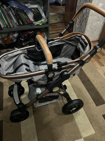 Коляска, цвет - Коричневый at lalafo.kg Коляска, цвет - Коричневый