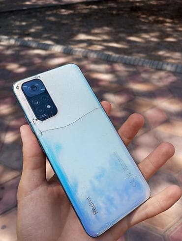 Redmi, Redmi Note 11, Б/у, 128 ГБ, цвет - Голубой at lalafo.kg Redmi, Redmi Note 11, Б/у, 128 ГБ, цвет - Голубой