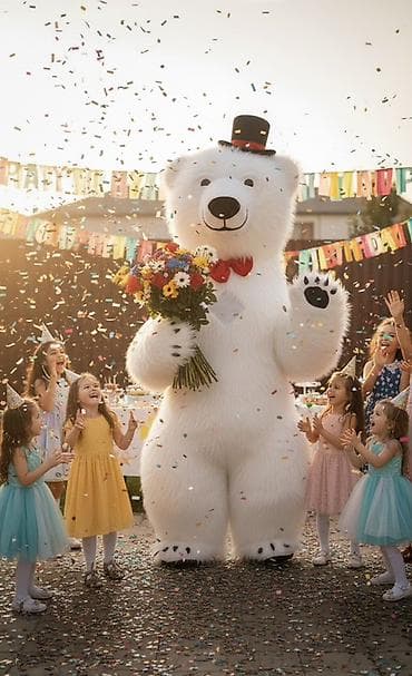 Ростовая кукла, Медведь at lalafo.kg Ростовая кукла, Медведь