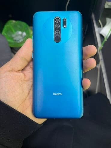 Redmi, Redmi 9, Б/у, 64 ГБ, цвет - Голубой at lalafo.kg Redmi, Redmi 9, Б/у, 64 ГБ, цвет - Голубой