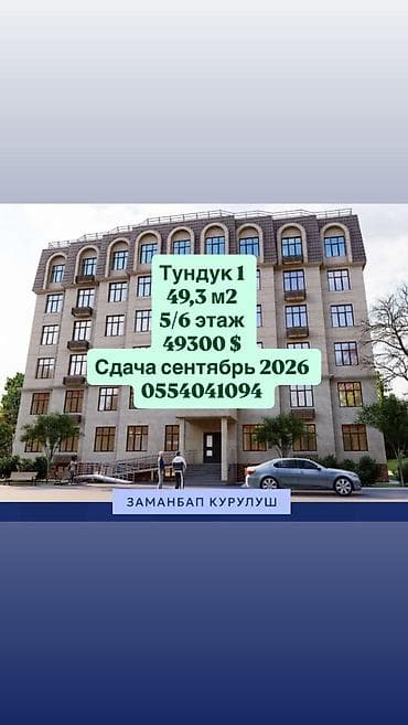 1 бөлмө, 49 м², Элитка, 5 кабат, ПСО (өз алдынча бүтүрүү) lalafo.kg да 1 бөлмө, 49 м², Элитка, 5 кабат, ПСО (өз алдынча бүтүрүү)